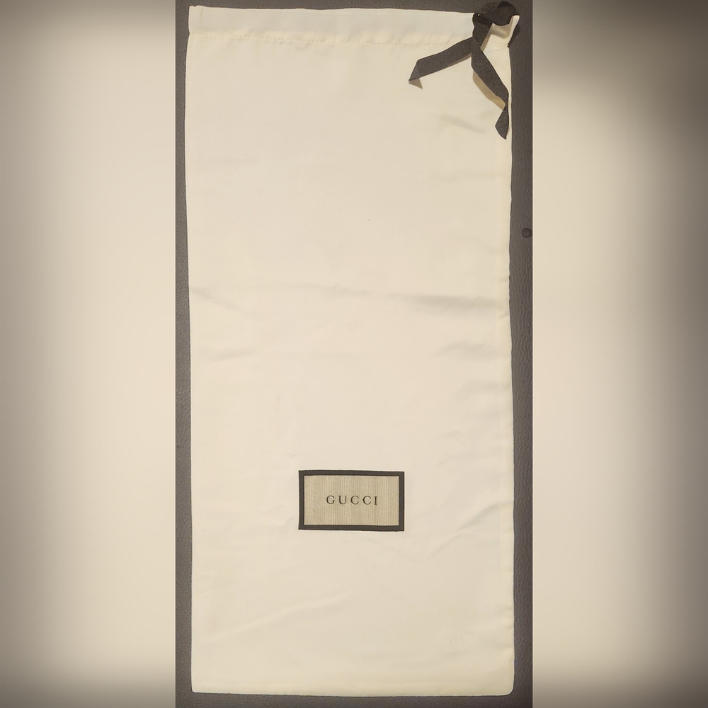 Gucci Cream Drawstring Dust Bag